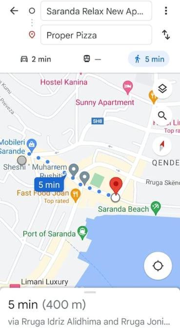 Saranda Relax New Apartment-Rare Find Near Port Saranda